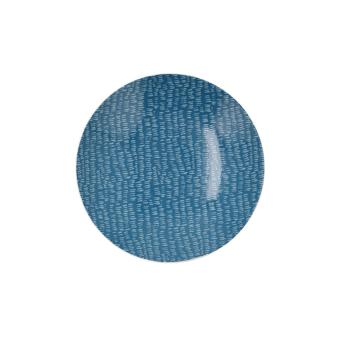 Prato de Sopa Ariane Coupe Ondulado Cerâmica Azul Claro (20 cm) (6 Unidades)