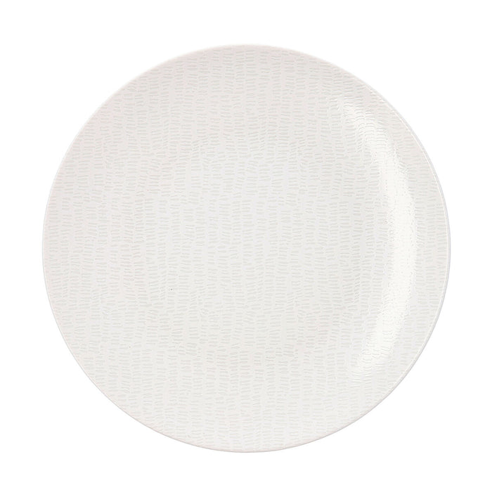 Prato de Sopa Ariane Coupe Ripple Ceramic Branco (20 cm) (6 Unidades)