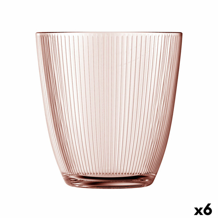 Luminarc Concepto Stripy Pink Glass (310 ml) (6 unidades)