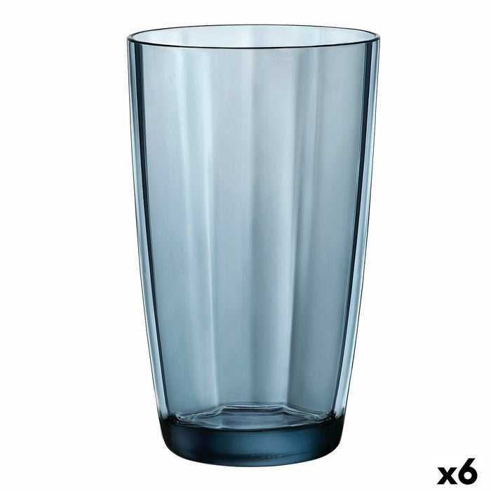 Copo de vidro Bormioli Rocco Pulsar Azure (470 ml) (6 unidades)