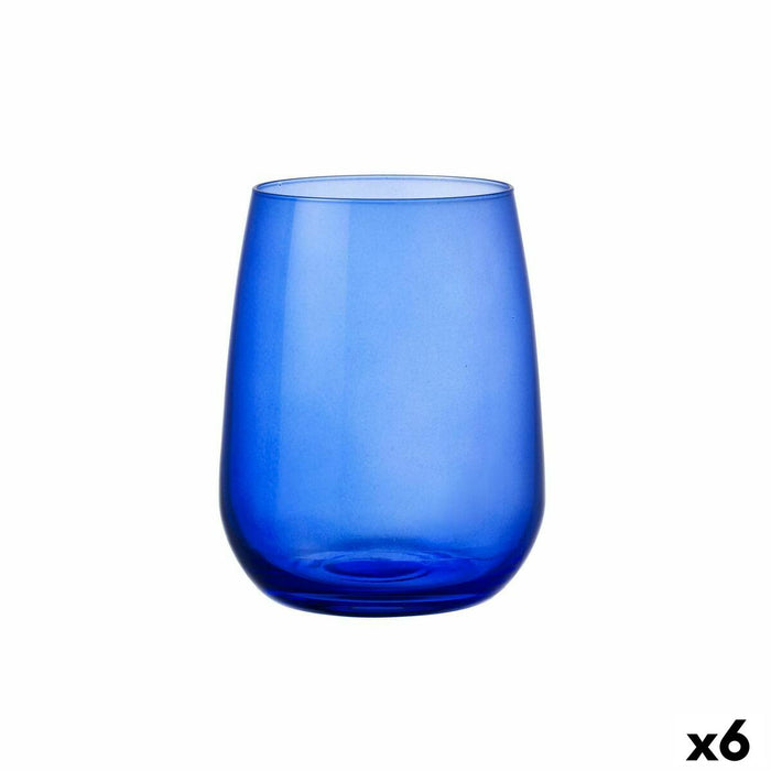 Copo de vidro azul cobalto Bormioli Rocco Restaurant (430 ml) (6 unidades)