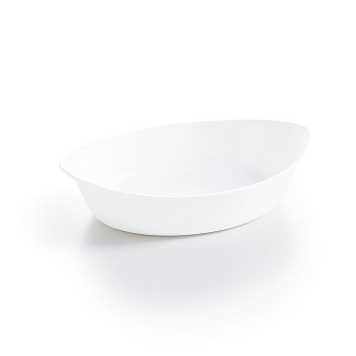 Assadeira de vidro branco oval Luminarc Smart Cuisine 25 x 15 cm (6 unidades)