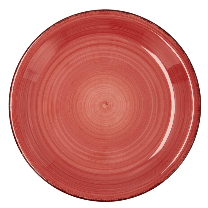 Prato Quid Vita Cerâmica Vermelha (Ø 27 cm) (12 Unidades)