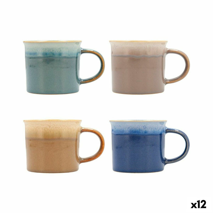 Tazza Quid Duo Ceramica Multicolore (265 ml) (12 Unità)
