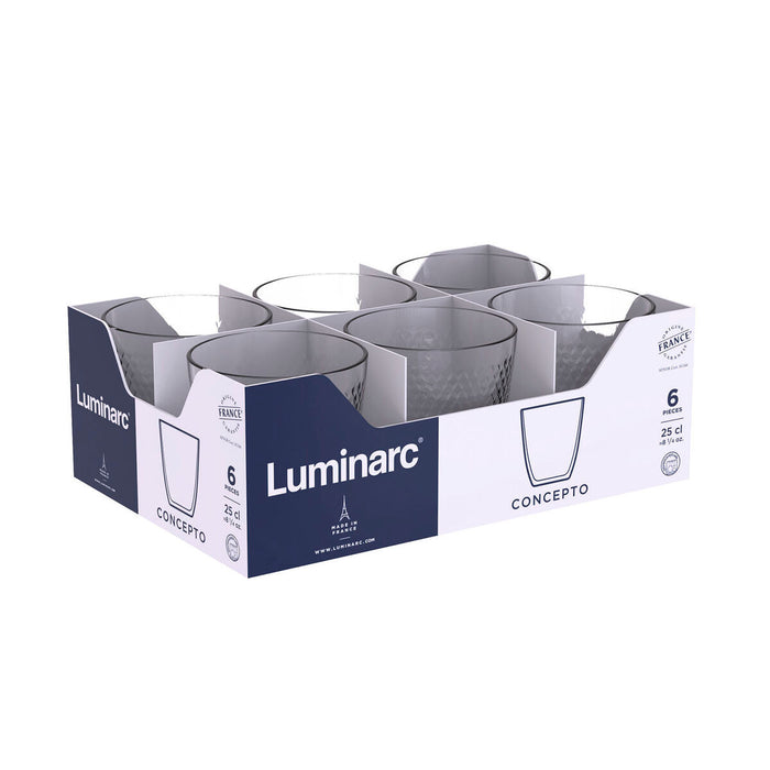 Copo Luminarc Concepto Pampille 250 ml Vidro Transparente (24 Unidades)