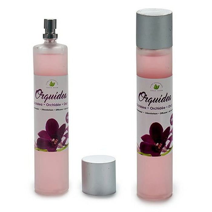 Difusor Spray Para Ambientes Orquidea Plastico Vaso (100 ml) (12 Uds)
