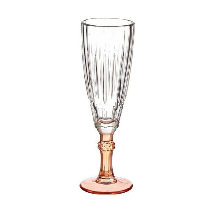 Taça de champanhe Exotic Crystal Salmão 6 Unidades (170 ml)