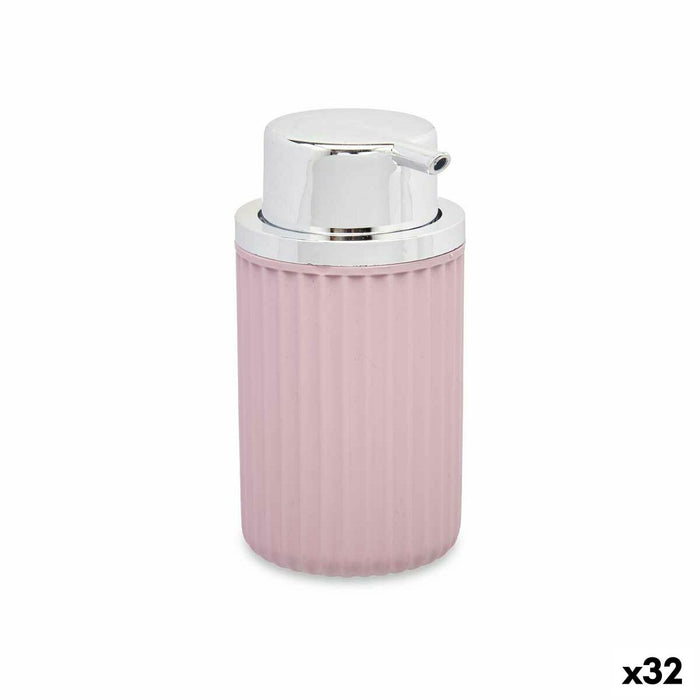 Dispenser di Sapone Rosa Plastica 32 Unità (420 ml)