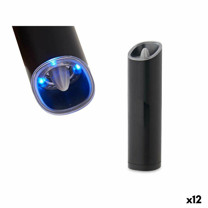 Amoladora Eléctrica Luz LED Cerámica Acero Negro ABS AS (5,2 x 20,3 x 5,2 cm)