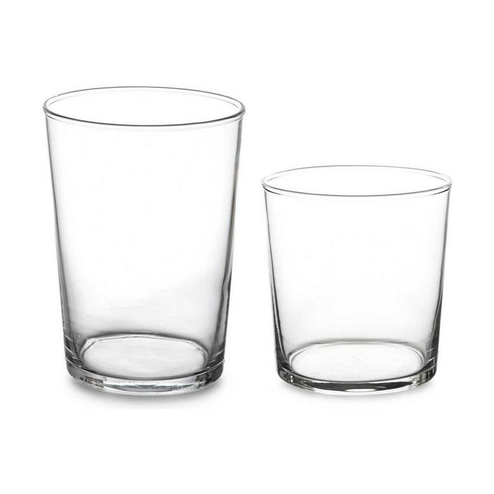 Set di Bicchieri Bistro Trasparente Vetro (380 ml) (2 Unità) (510 ml)