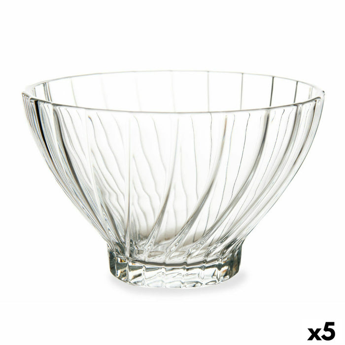 Conjunto de Taças de Vidro Transparentes (Ø 10,8 x 7 cm) (290 ml) (5 Unidades)