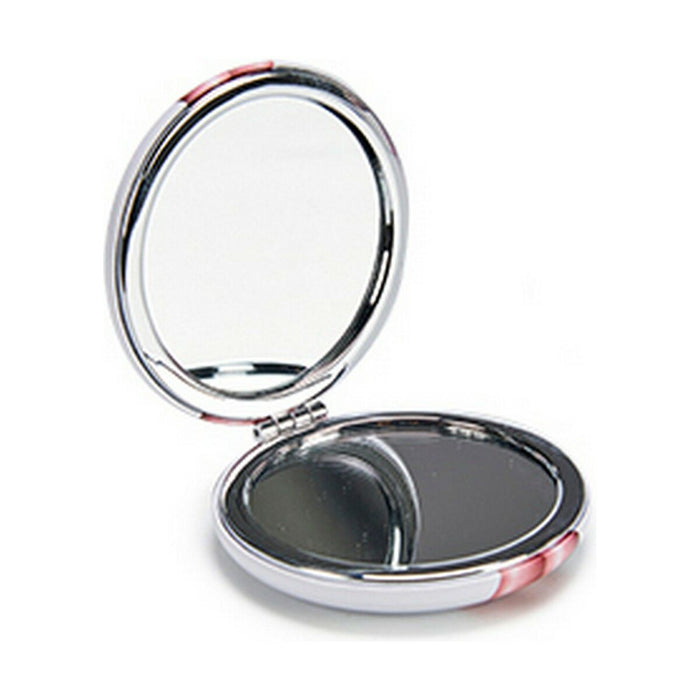 Specchio Tascabile Cristallo Plastica 8 x 2,4 x 8 cm (12 Unità)