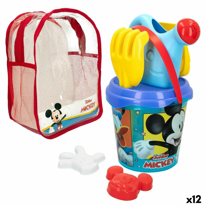 Set di giocattoli per il mare Mickey Mouse Ø 18 cm polipropilene (12 Unità)