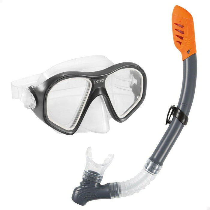 Occhialini da Snorkeling e Boccaglio Intex Reef Rider Azzurro