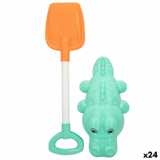 Set di giocattoli per il mare Colorbaby 2 Pezzi Coccodrillo Pala polipropilene (24 Unità)