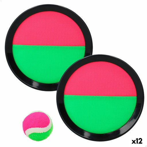 Giocattolo da Mare Colorbaby Catch Ball 20 x 2 x 20 cm Velcro (12 Unità)