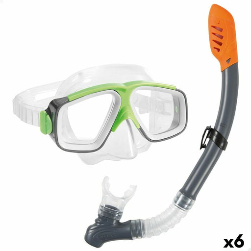 Occhialini da Snorkeling e Boccaglio Intex Surf Rider Per bambini