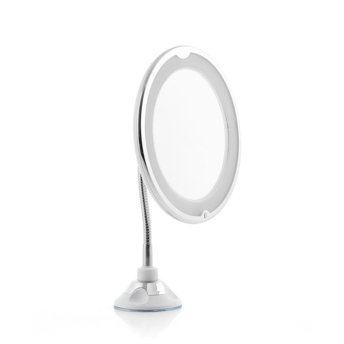 Espelho com lupa LED com braço flexível e ventosa Mizoom InnovaGoods IG814786