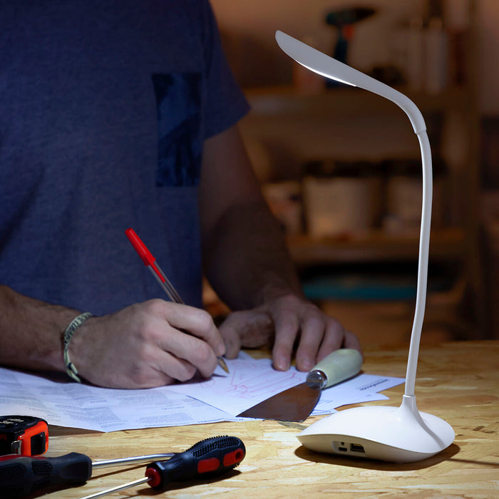 Candeeiro de mesa LED recarregável InnovaGoods Lum2Go Touch