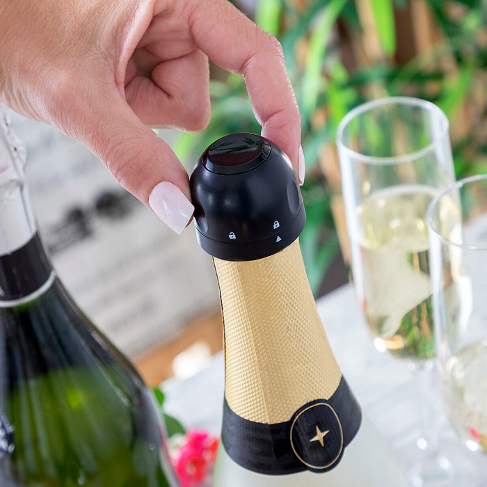Set di Tappi per Champagne Fizzave InnovaGoods Confezione da 2 unità