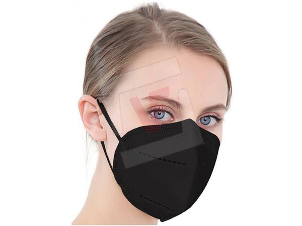 Máscara FFP2 de 5 camadas com certificação CE para proteção respiratória